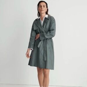 Madewell Women's Slate Trench Coat